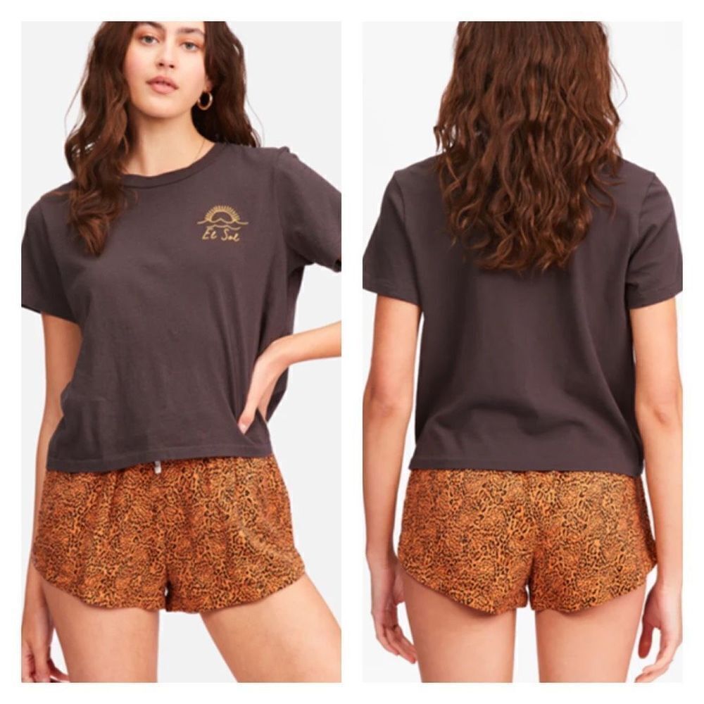 NWT Billabong Road Trippin Shorts in Animal Toffee MEDIUM